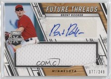 2019 Elite Extra Edition Future Threads Signatures Black Brent Rooker Auto 0p1q