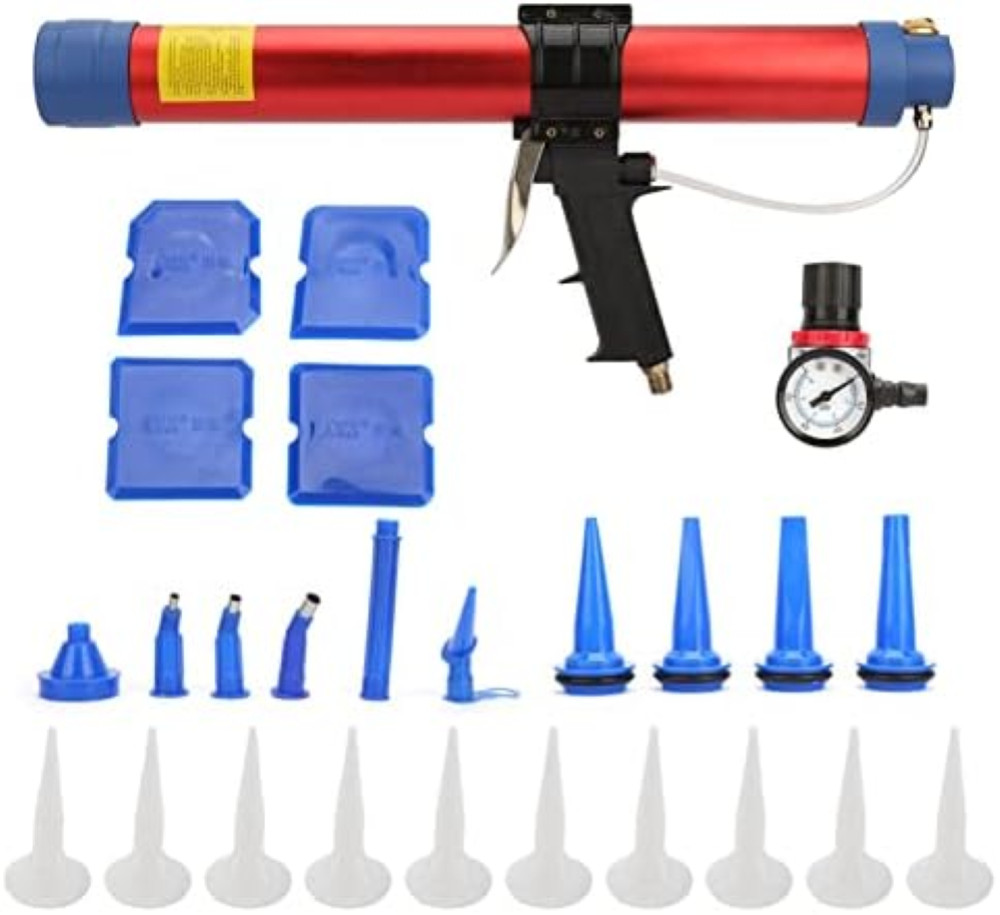 Pistola ad Aria Compressa per Colla Morbida 600ml | Uso Industriale