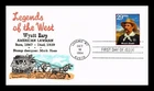 Dr Jim Stamps Wyatt Earp Legends Of The West First Day Of Issue Cachet Cover