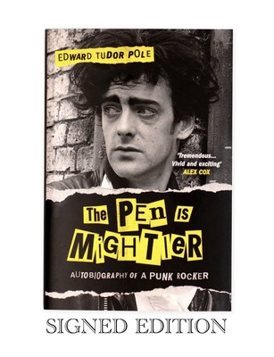 SIGNED Edward Tudor Pole Book The Pen Is Mightier Hardcover Edition & COA Auto