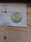 1920D Walking Liberty Half Dollar - Very Good Condition -