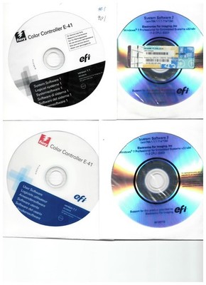 Fiery Controller E-41 software RICOH C901 - 9 Discs - Windows 7