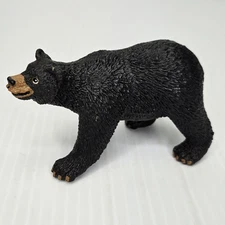 Safari Ltd. Brown Black Bear 1997 Vinyl Toy Figurine Animal Wildlife 4” Tall