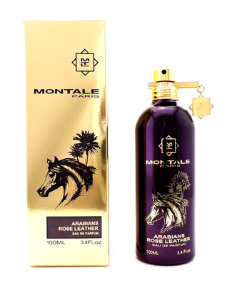 Montale ARABIANS ROSE LEATHER 3.4 oz./ 100 ml. Eau de Parfum Spray UNISEX New