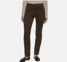 Banana Republic Women's Pull-On Straight Leg Ponte Pants, Brown, Size S