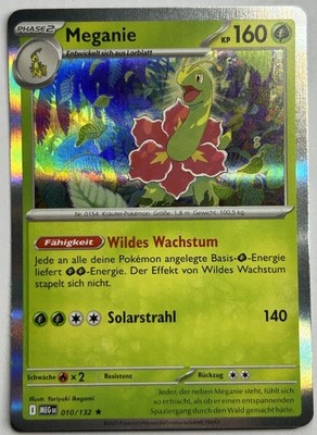 Meganie 010/132 Holo Rare Mega Evolutionen Deutsch NM