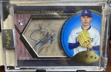 2025 Topps Five Star #PP-RS Roki Sasaki Pentamerous Penmanship Blue #/15