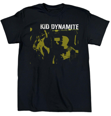 NEW Kid Dynamite Band Shorter, Faster, Louder Cotton Black T Shirt S-5XL AG775
