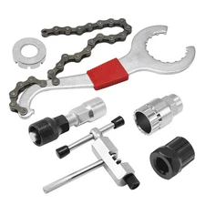 6 Pcs Bicycle Repair Tools Kit, Bike Cassette Removal Tool, Sprocket Removal ...