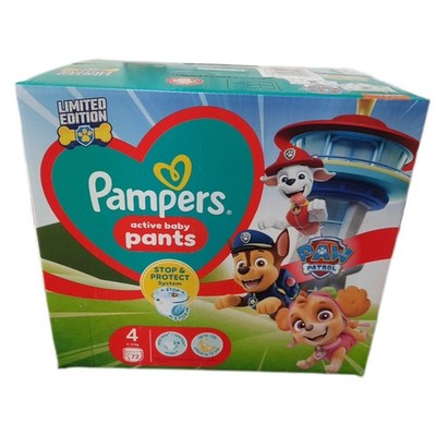 Pampers Active Baby Psi Patrol, Größe 4, 72 Windeln 9kg-15kg