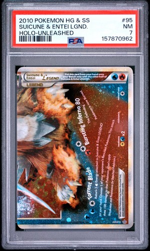 Suicune & Entei LEGEND graded PSA 7 for sale on eBay
