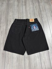 Men s Vintage Levi s Black 560 Jorts With Loose Fit New With Tags, 34