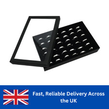 Jewelry Ring Organizer Case Tray Display Holder Earring Velvet Storage Box e