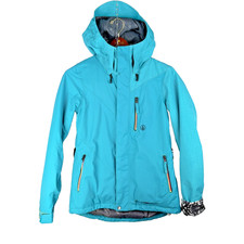 Volcom Girls Youth S 10 Snowboard Ski Jacket Teal Hooded Let It Storm EQS