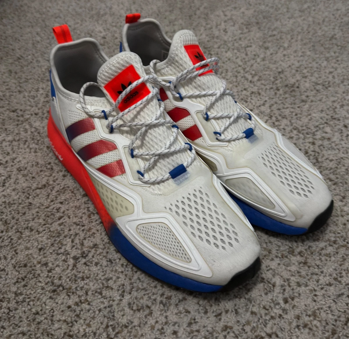 Las mejores ofertas en adidas ZX 2K Boost Red Blue Gradient | eBay