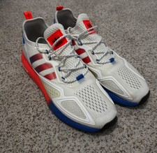 Size 11.5 - Adidas ZX 2K Boost 2.0 Black Solar Red for sale online