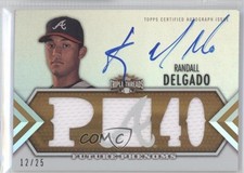 2012 Triple Threads Future Phenoms Auto Relics Gold 12/25 Randall Delgado 0a1