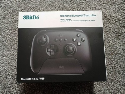8Bitdo Ultimate 2.4g Wireless Controller w/ Dock - Windows Apple Android And Doc