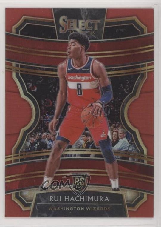2019-20 Panini Select Concourse Red Prizm 23/199 Rui Hachimura #51 5l1