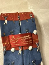 Appointed Apparel Mens Formal Necktie   Golf Themed
