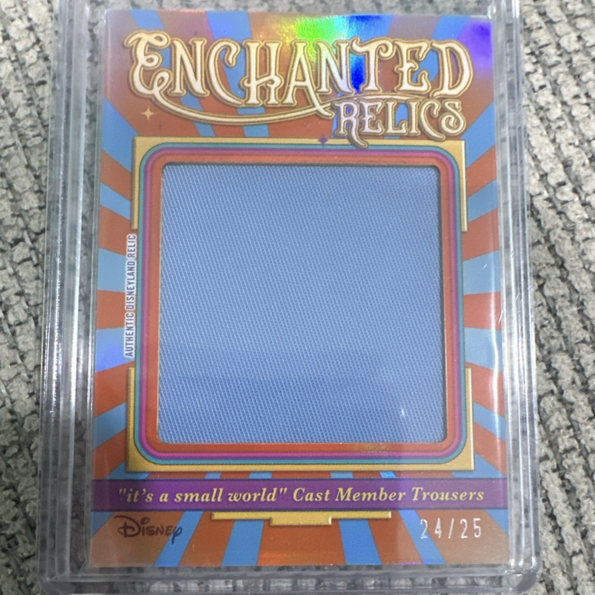 2025 Topps Disneyland Enchanted Relics Disney Cast Member Trousers