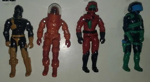 1997 Olmec Toys Hasbro Bronze Bombers Set 12 loose Vintage GI Joe 1:18 rare