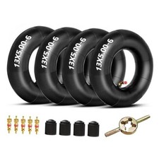 13x5.00-6 13x5x6 Inner Tube Heavy Duty 13x5.00-6 4 Pack,Bent Valve  