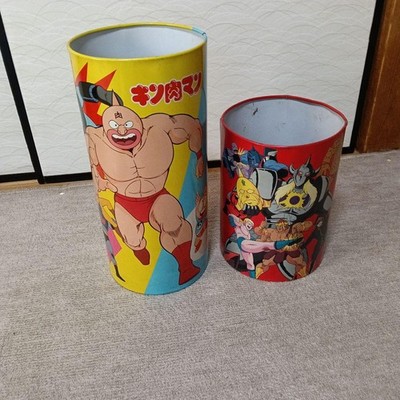 Kinnikuman character tin trash can #8be5ce