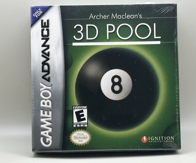 Archer Maclean s 3d Pool For Nintendo Gameboy Advance - SEALED BRAND NEW