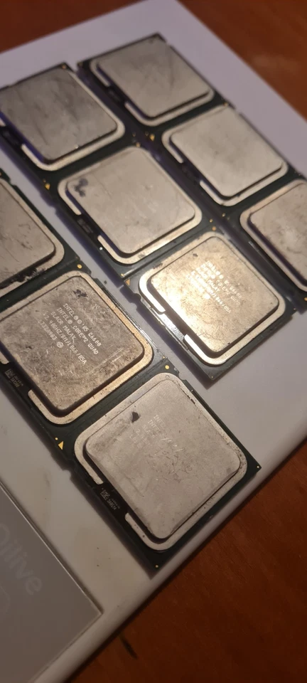 10x Intel Core 2 Quad Q6600 Slacr Scrap Gold Retro Pc - Imagen 3 de 4