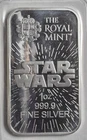 The Royal Mint Star Wars 1 oz .999.9 Fine Silver Bar 1 Ounce Silver Bullion