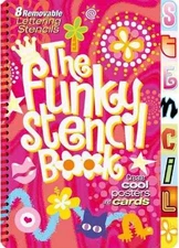 The Funky Stencil Book - Paperback, by Hinkler Books - Good