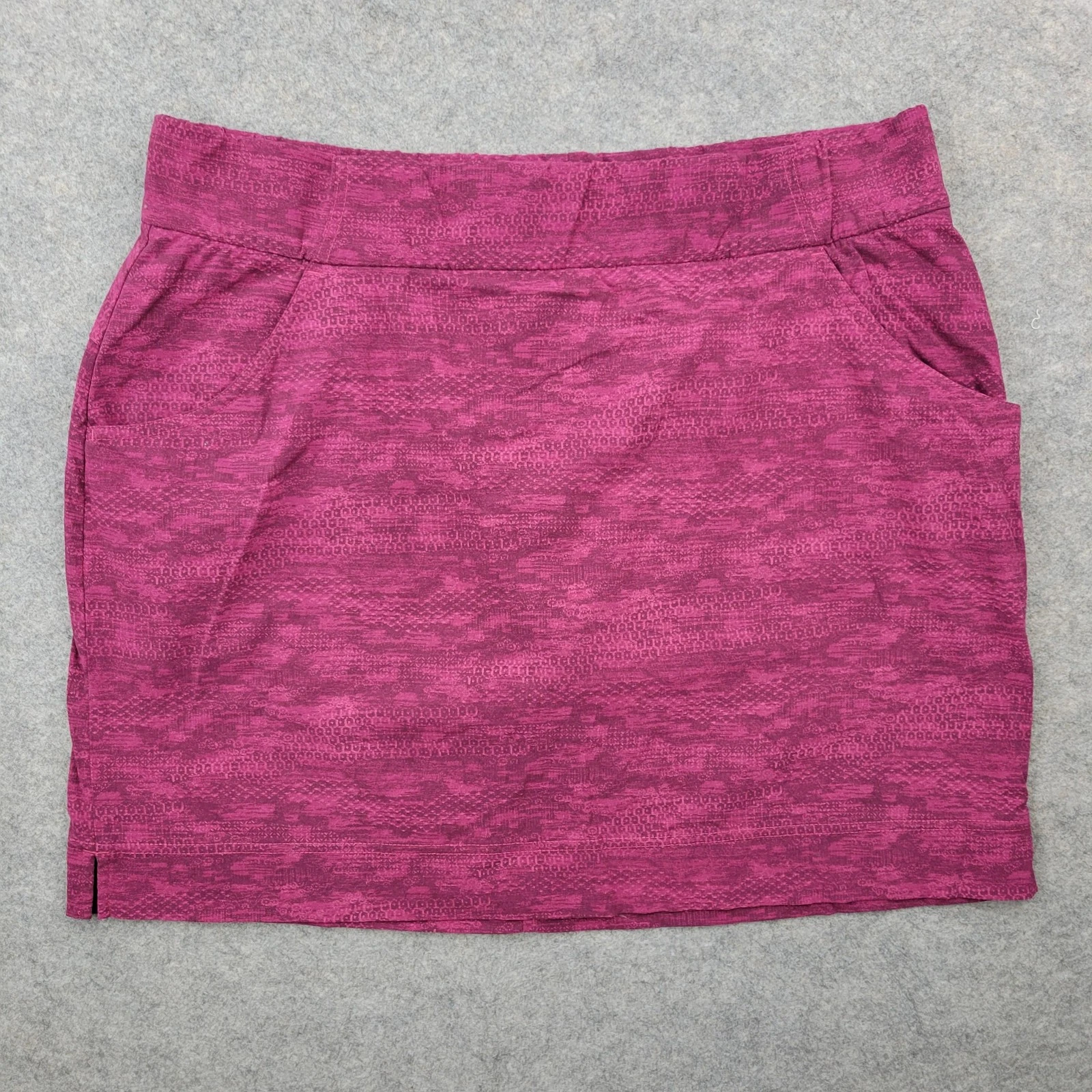Columbia Skort Womens XL Pink Omni-Shield Athletic Trail Hiking Built In Shorts