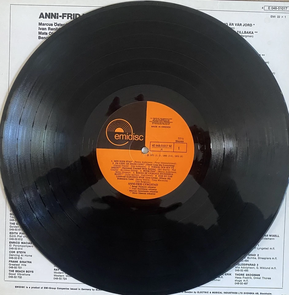 Frida (Abba), Anni-Frid Lyngstad, Vinyl Record album - Image 3 of 4