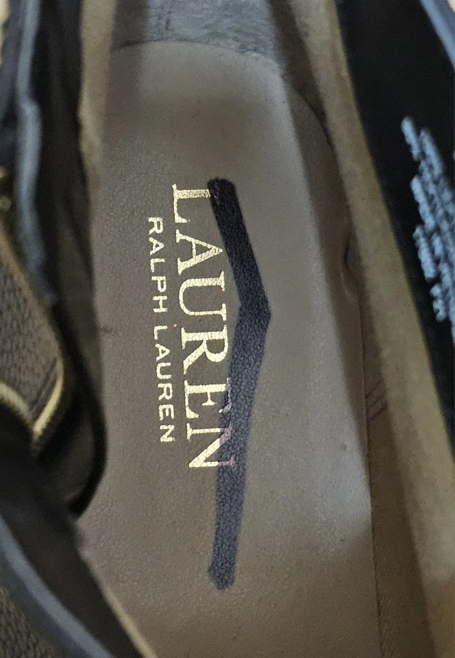 NWOB Lauren Ralph Lauren Women’s Black Leather Prudence Ankle Leather Boots  - Image 3 of 4