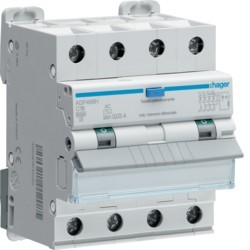 Differenziale Magnetotermico 4P 30Ma A 20A 6Ka C4M ( Hager Cod. Adm470H )