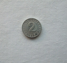 1952 Austria 2 Groschen Aluminum Coin KM#2876 Republik Ostereich