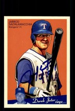 Signed Baseball Card Auto Jarrod Saltalamacchia 2008 Upper Deck Goudey #183