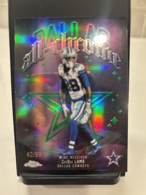 2025 Topps Chrome - All-Chrome Team CeeDee Lamb #ACT-8 Green Refractor 42/99