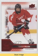2022 Upper Deck Team Canada Juniors Women's WC Red Foil Sarah Fillier READ 12g7