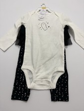 Carter's Girl 2-Piece Halloween Ghost Outfit Size 12 Months