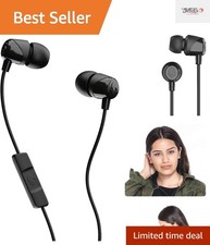 Comfort Fit Jib Wired Earbuds - In-Line Mic  AUX Connection for All Devices