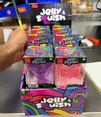 Needoh Jellyfish Jelly Squish Stress Toy Fidget Squeeze NeeDoh AUTHENTIC