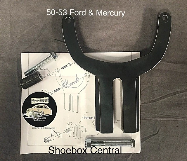 1950-1953 Ford & Mercury Flathead V8 Alternator Mounting Bracket USA MADE - Image 3 of 4