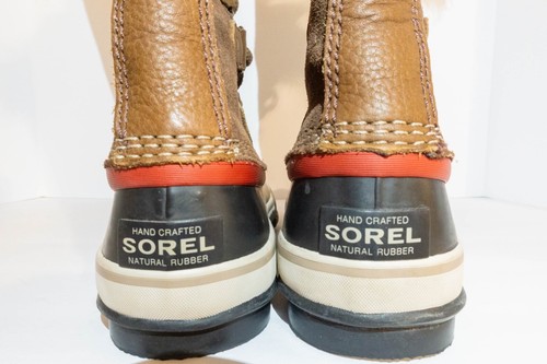 Sorel Joan of Arctic Umber Red Dahlia Waterproof Snow Boots Sz 6 NL 2429-261 - Picture 5 of 11