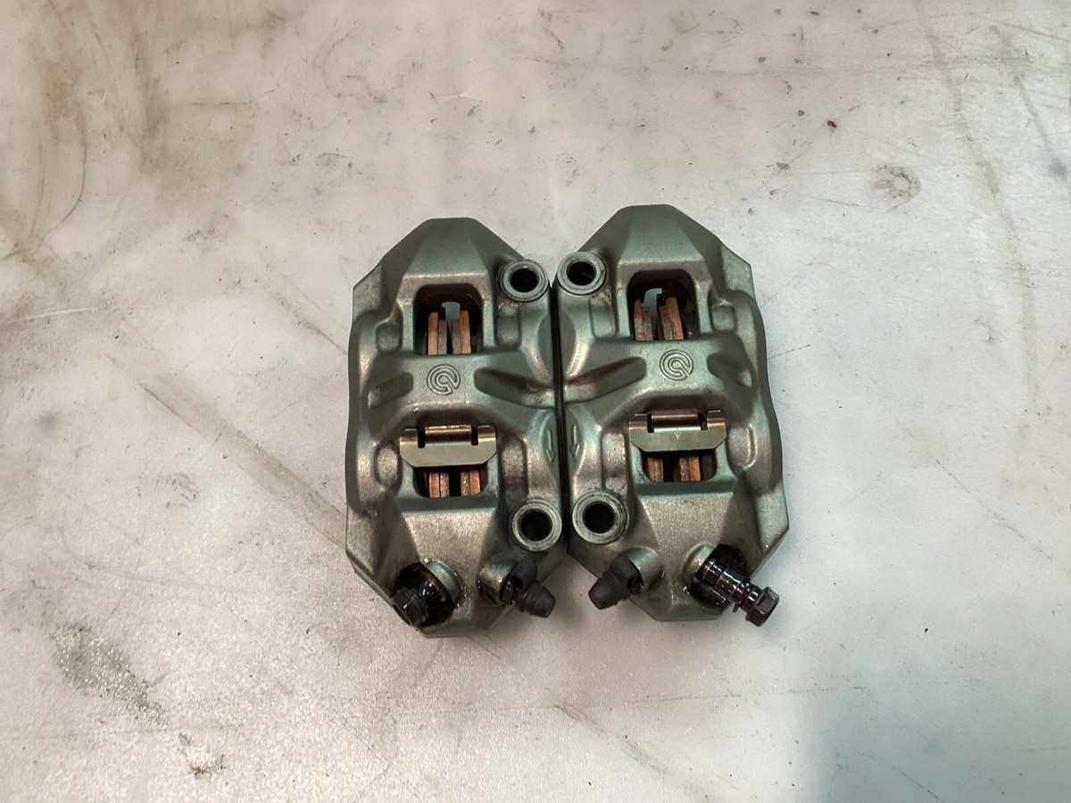 07-13 DUCATI 848 1098 1198 FRONT BREMBO BRAKE BRAKING CALIPERS