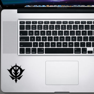 Gundam Zeon Cartoon Decal Sticker for Window Laptop Macbook Trackpad Cell Phone