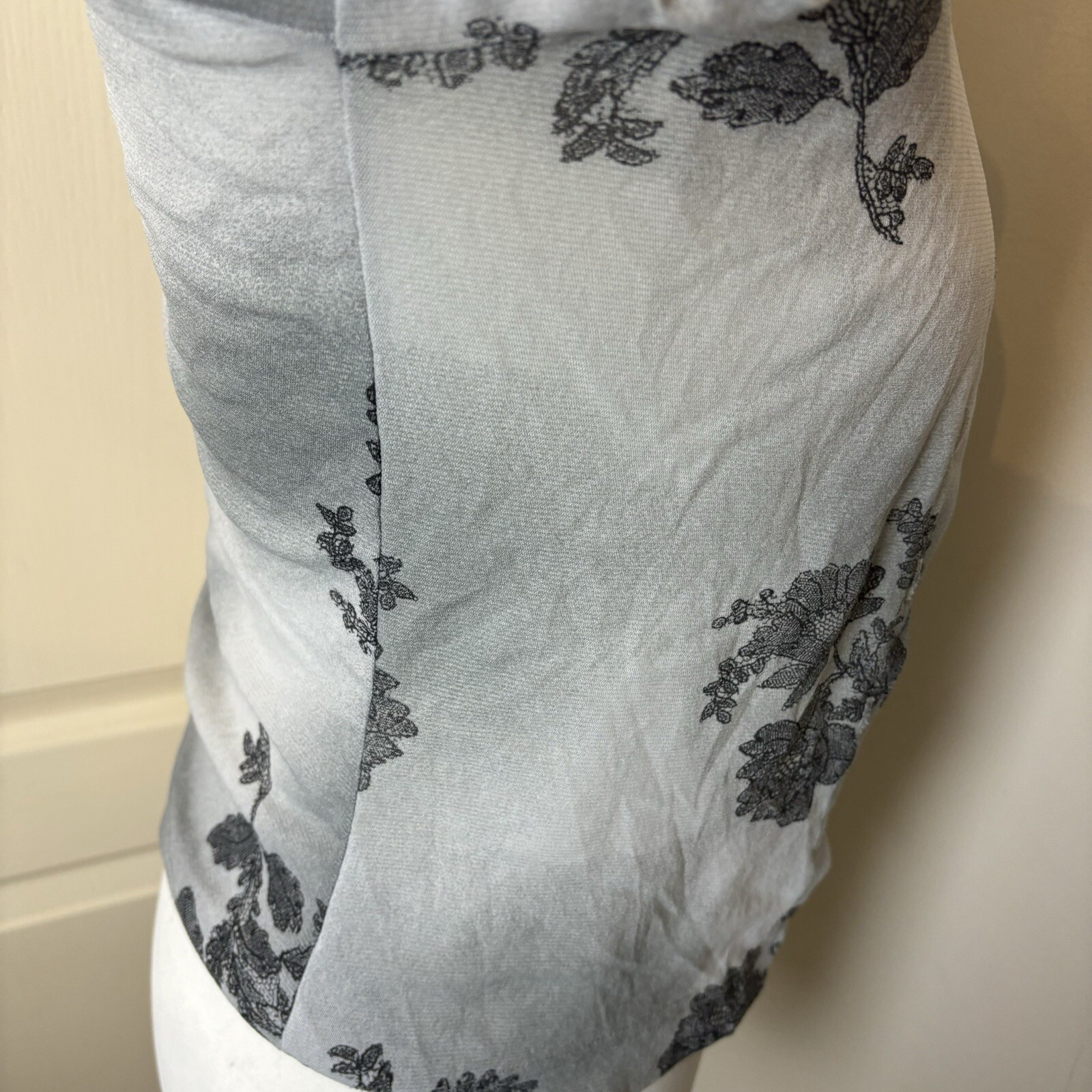 Rare Morgan De Toi Y2K Roses Stretch Cardigan Size S-M Floral Vintage Top image 5