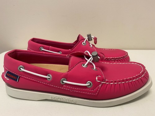 Womens 6 Sebago Docksides Fuchsia (Pink 