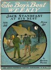 The Boy's Best Weekly Jack Standfast At His Best, Vol II, No 56, 1910,  5.0 Vg/F